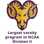 Largest varsity program in NCAA Division II