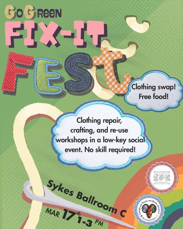 Flyer for Fix-It Fest.