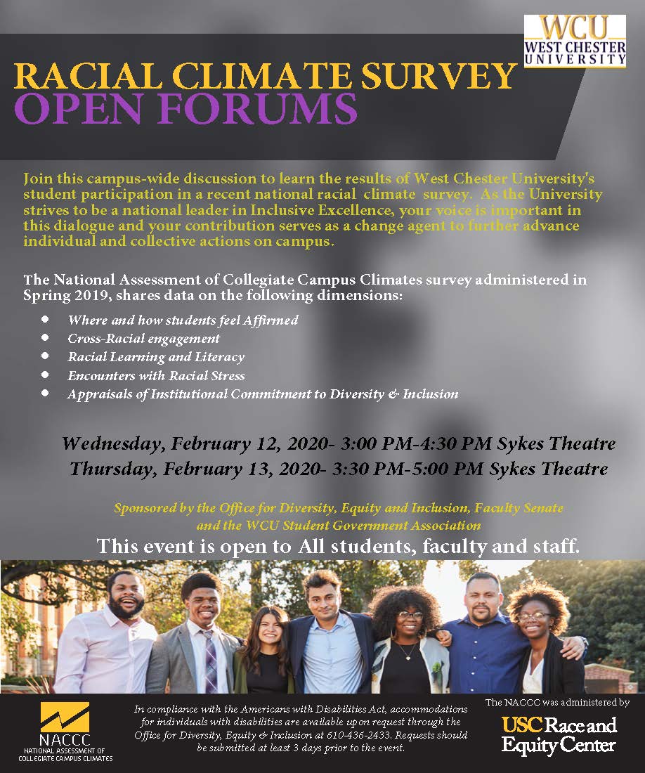 Racial Climate Survey Graphic