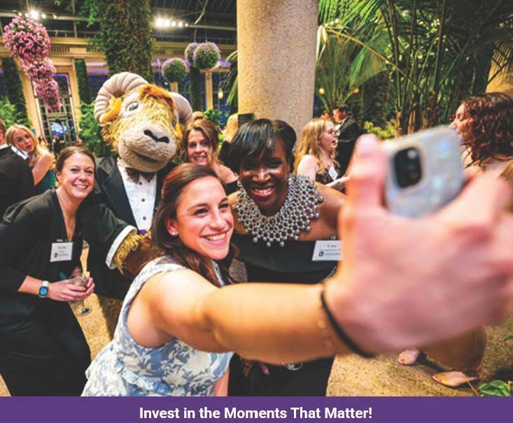 People taking selfie at the Gala