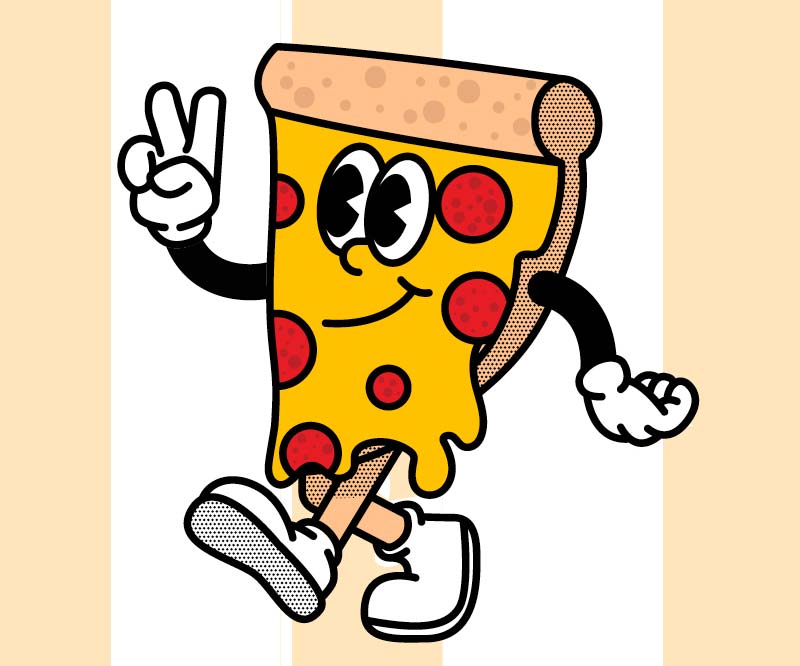 Pizza cartoon