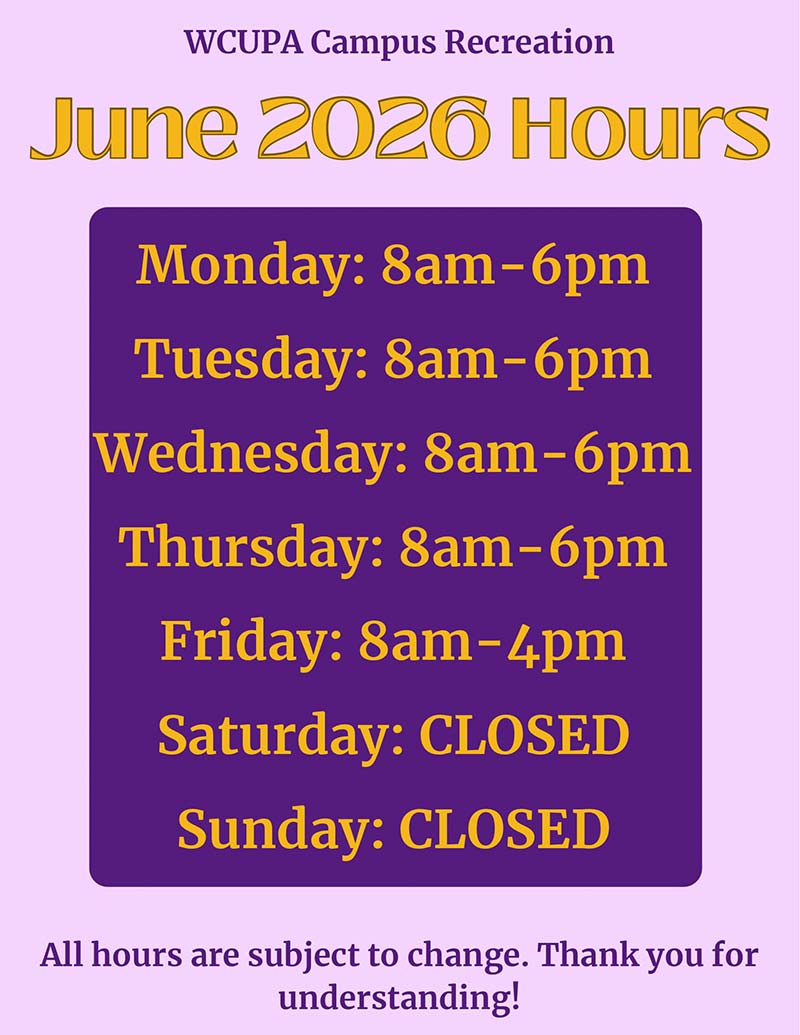 June 2026 Hours: M:8am-6pm, T:8am-6pm, W:8am-6pm, TH:8am-6pm, F:8am-4pm, Sat:Closed, Sun:Closed,