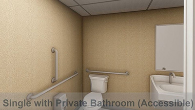 Private Bathroom in Single Occupancy Room – Accessible thumbnail