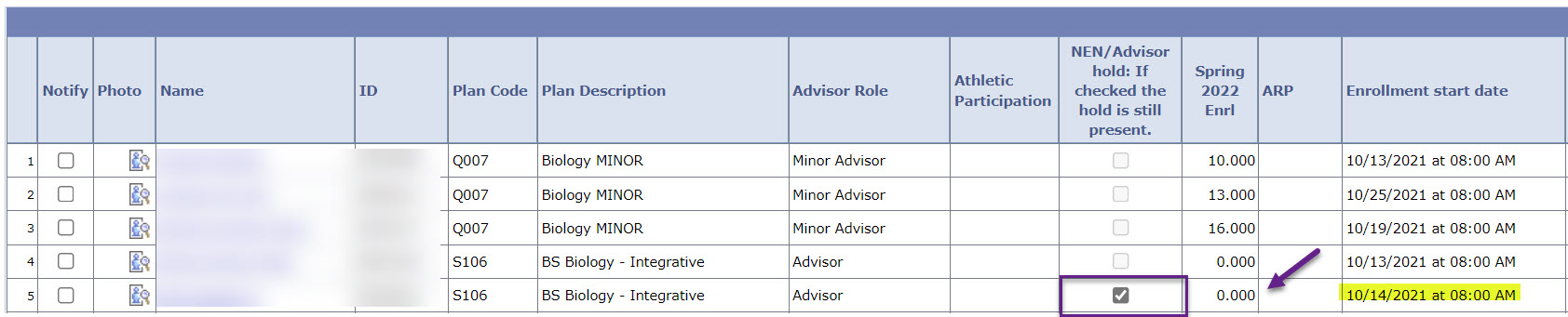 Advising Flag Check 3