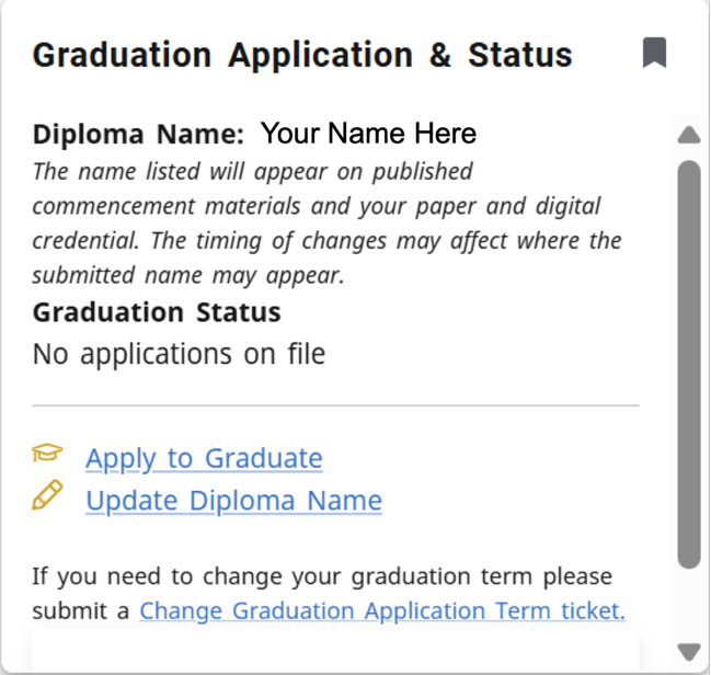 Graduation Application