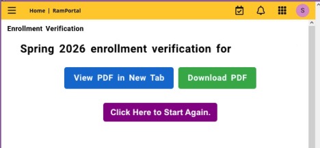 Enrollment Verification: Viewing, Saving, and Printing Your Letter 3