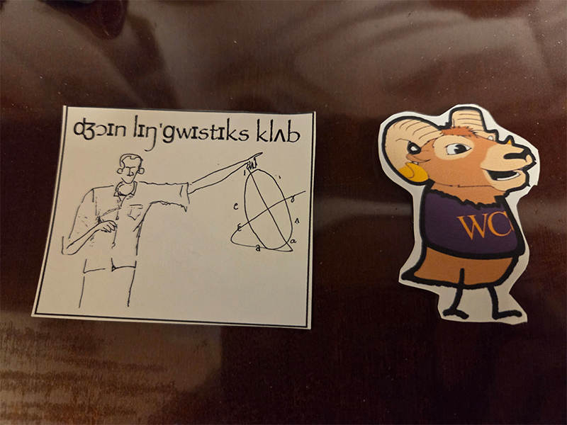 WCU Linguistics Club Stickers