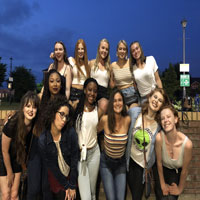 Group of women posing