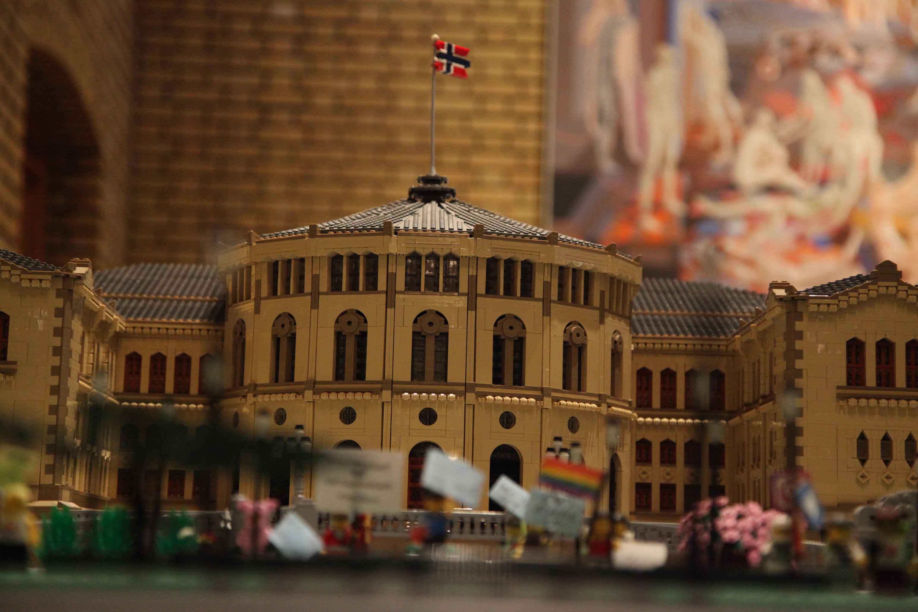 miniature building