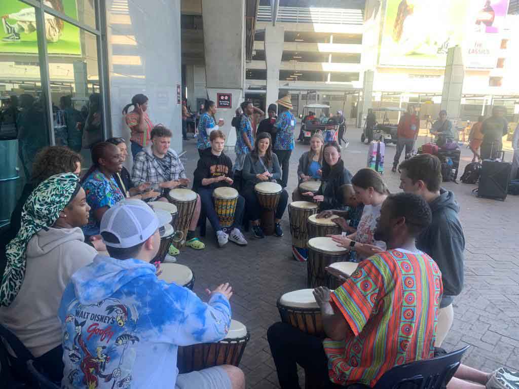 tribal drum circle