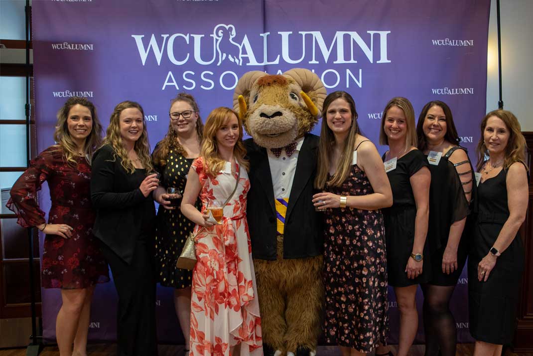 Centennial banquet large photo of WCU students