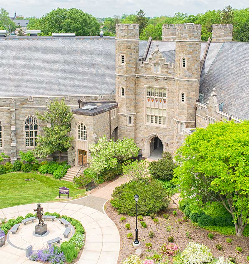 WCU aerial campus shot