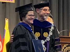 Dr. Zalewski receives inaugural advising award