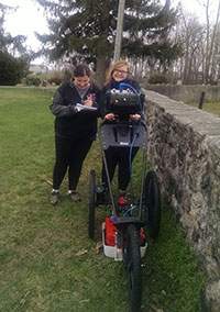 Interns use tools of the trade