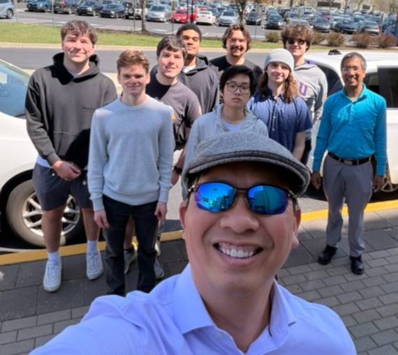 Students and faculty outside PACISE