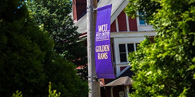 WCU Golden Rams Flag