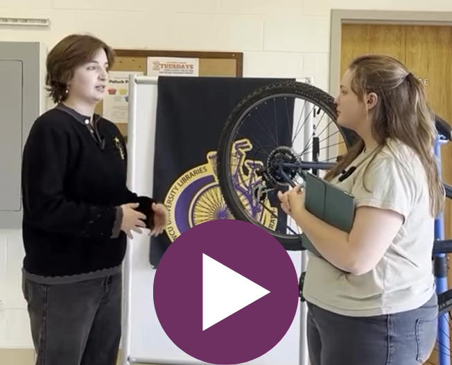 Thumnail for Bicycle Lending Library video. Click to view video in Instagram.