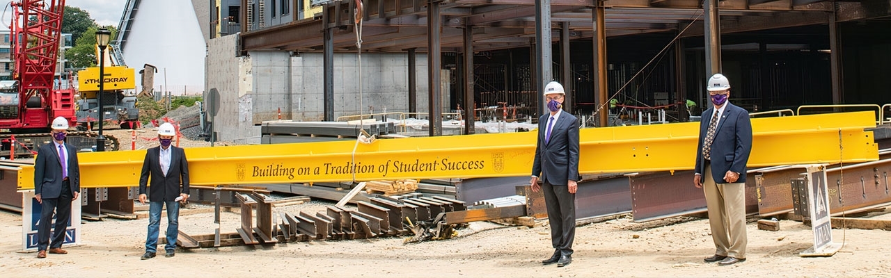 President Fiorentino at beam Signing